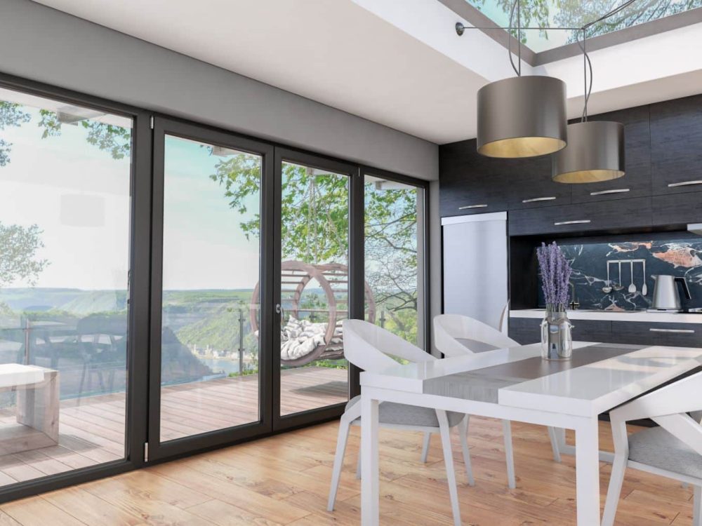 Drzwi Balkonowe Iglo 5 Light Black Jadalnia 4K 1