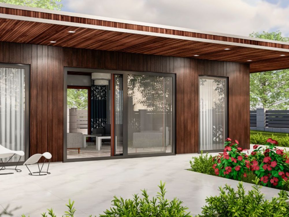 PSK Duoline 68 - Taras - Teak-Sosna - 4K